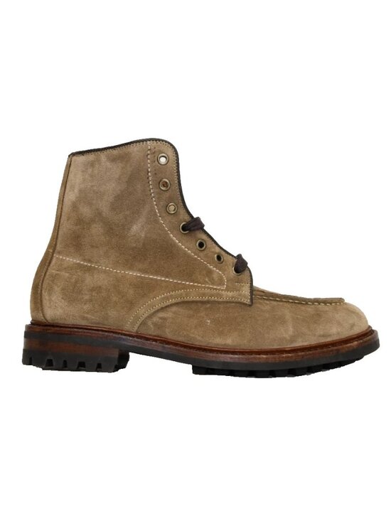 New! ALLEN EDMONDS Carter Moc Toe Weatherproof Boot Brown Suede 8 D DD464A 6700 main image 8